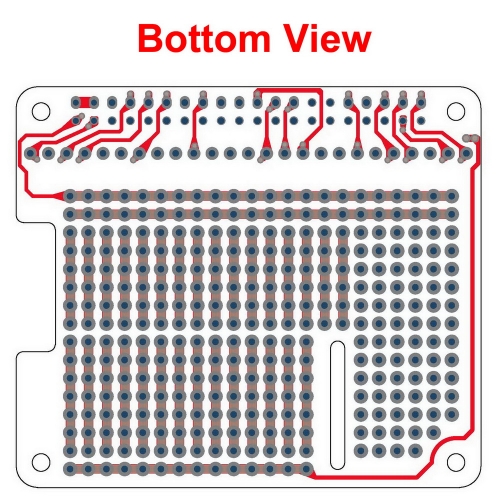  GeeekPi 4X Prototype Breakout DIY Breadboard PCB Shield Board  Kit for Raspberry Pi 4 3 2 B+ A+ (Black) : Electronics