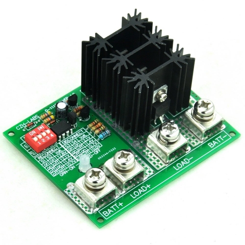 CZH-LABS Low Voltage Disconnect Module LVD, 12V 80A, Protect/Prolong Battery Life.