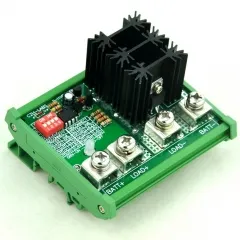 CZH-LABS DIN Rail Mount LVD Low Voltage Disconnect Module, 24V 80A, Protect Battery.