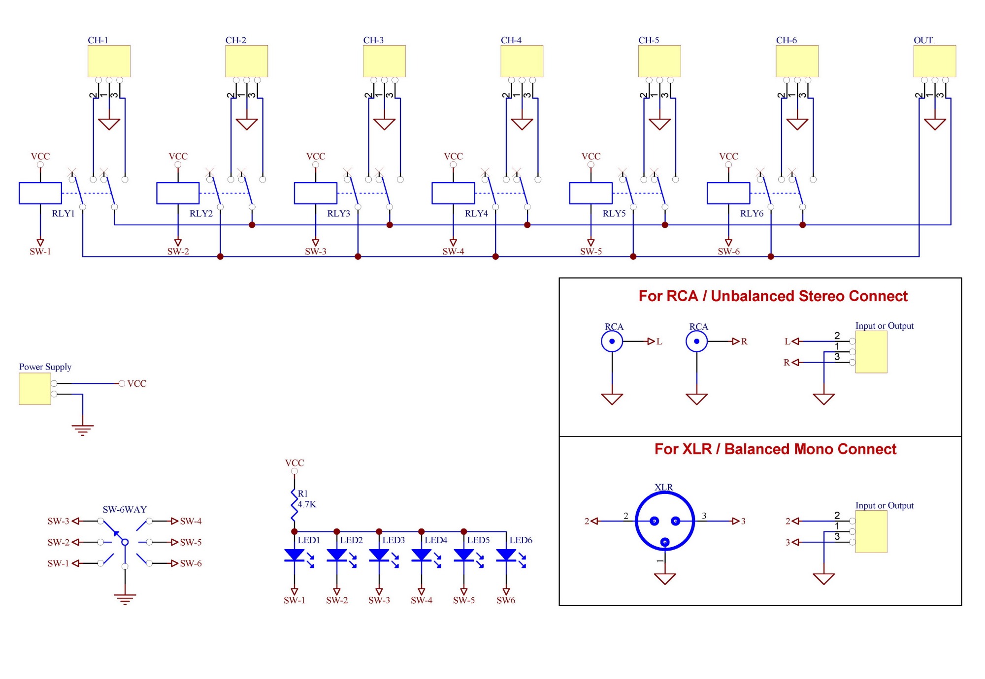 Селектор схемы. Схема релейного коммутатора входов усилителя. Коммутатор входов для усилителя схема. Селектор входов для усилителя схема. Релейный переключатель аудиовходов схема.