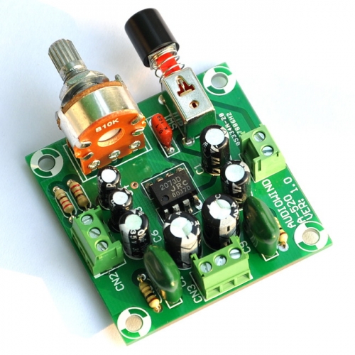 AUDIOWIND 2-Chl 0.7 Watt Audio Amplifier Module, Based on NJM2073.