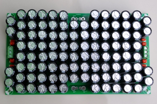 AudioWind 100,000uF Capacitors Module Board, for Upgrade Audio PreAMP or Power AMP.