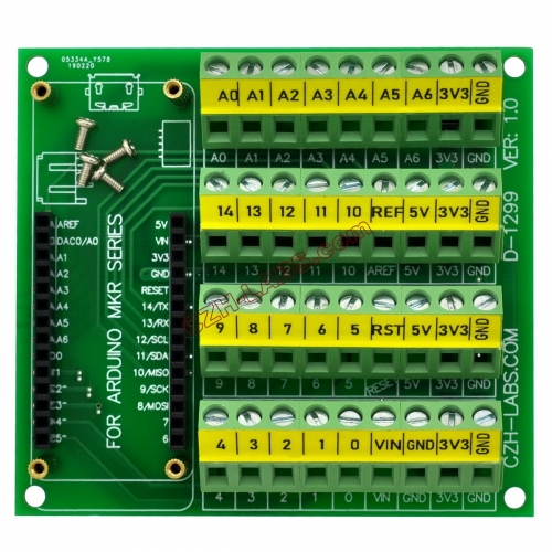 Screw Terminal Block Breakout Module Board for Arduino MKR.