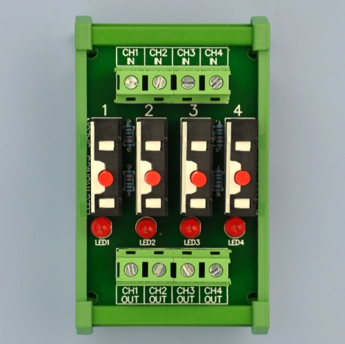 Resettable Thermal Circuit Breaker Overload Protector 8 Channel Power  Distribution Module DIN Rail Mount