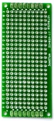 30x70mm Double-Side Prototype Board PCB, FR-4 Glass Fiber, 1.18" x 2.76"