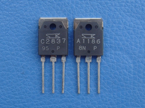 2SA1186 2SC2837 A1186 C2837 Pair Power Transistors 10A 150V 100W PNP NPN USA e