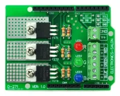 RGB LED Dimmer Shield Kit, for Arduino UNO / MEAG [SOLDERING REQUIRED]