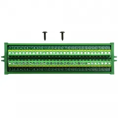 Screw Mount 24A/400V 30 Position Screw Terminal Block Distribution Module.