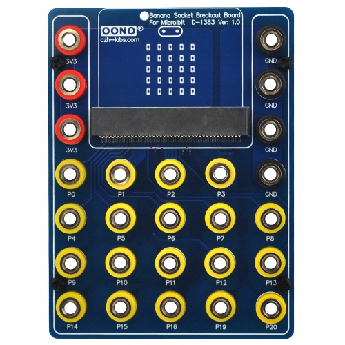 Banana Socket GPIO Breakout Board for Micro:bit Microbit