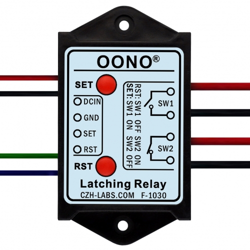 DPST 1NO 1NC 8Amp Latching Relay Module, Version DC24V