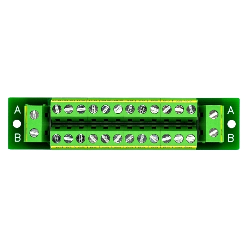 Multi-module Extension Connection Terminal Blocks OONO D-1410GP 48V 2x12 Position Terminal Block - 16 Amp AC/DC Distribution Module 48V Distribution Module