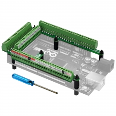 Electronics-Salon - Modulo adattatore per Arduino Mega-2560 R3 con guida  DIN e morsettiera a vite : : Commercio, Industria e Scienza