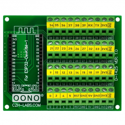 Screw Terminal Block Breakout Module Board for ESP32-DevKitM-1