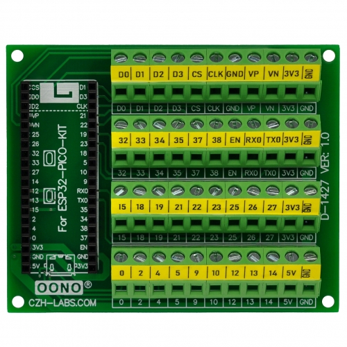 Screw Terminal Block Breakout Module Board for ESP32-PICO-KIT