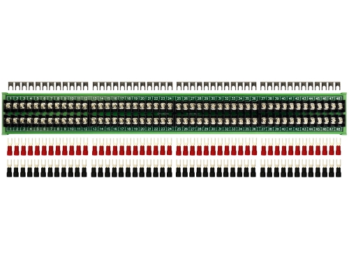 DIN Rail Mount 20Amp 2x48 Position Barrier Terminal Block Module