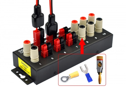OONO F-1048 Banana Jack and Powerpole 10 Outlet Power Distribution