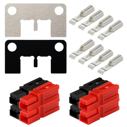 4 Poles Mounting Clamp Pair and 30Amp Powerpole Connector Kit