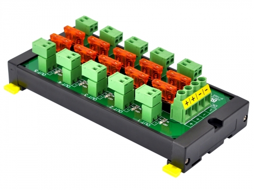 Screw Mount DC 5-32V 10 Position Pluggable Terminal Block Power Distribution Module