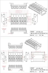 Wall Mount 10 Channel Rocker Switch Module, 10Amp 250VAC / 50VDC