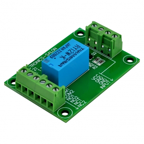 Electronics Relay Board DPDT Signal Relay Module 12Vdc With RY12W-K ...