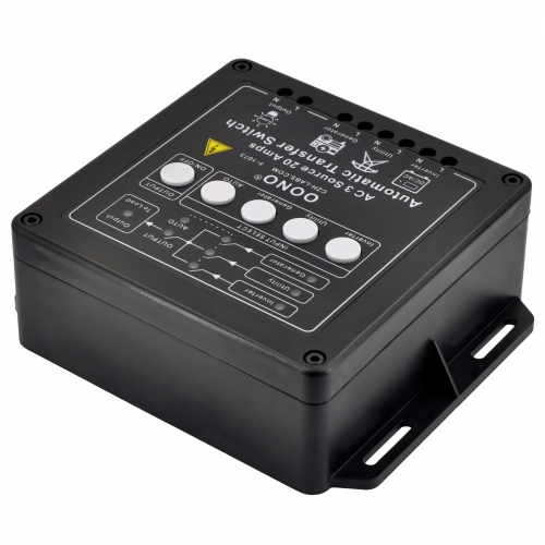 Manual and Automatic Transfer Switch, 3 Input 1 Output, AC120V 20A