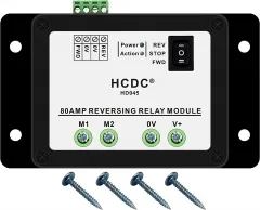 DC12V 80 Amp Forward and Reverse Relay Module for Motor/Linear Actuator, Reversing Relay Module