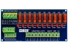 Screw Mount 10 Position Power Distribution Fuse Module Board, for 5 to 32V