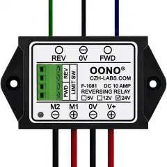 24V 10Amp Reversing Relay Module, Support Limit Switch, for Motor / Linear Actuator