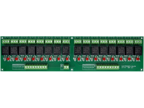 ELECTRONICS-SALON 16 SPDT 10Amp Power Relay Module, DC 5V Version.