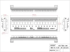 ELECTRONICS-SALON DIN Rail Mount 16 SPDT 10Amp Power Relay Interface Module, DC 12V Version.