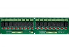 ELECTRONICS-SALON 16 SPDT 10Amp Power Relay Module, DC 24V Version.