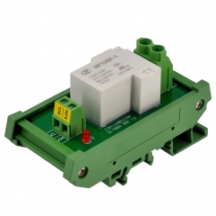 DIN Rail Mount AC120V Coil SPST-NO 30 Amp Power Relay Module Board, 120VAC Relay