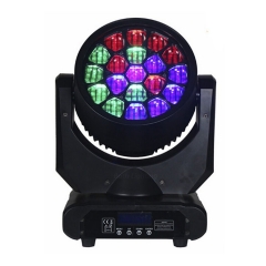 B Eyes 19 * 12w 4in1 Led Haz de luz de escenario de cabeza móvil