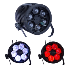 LED Par Can Light 6pcs * 10W RGBW 4in1 Efecto de ojo de abeja LED para show de música Boda y fiesta