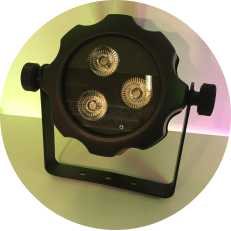IP65 водонепроницаемый 3x18w RGBAW UV 6in1 светодиодный фонарь