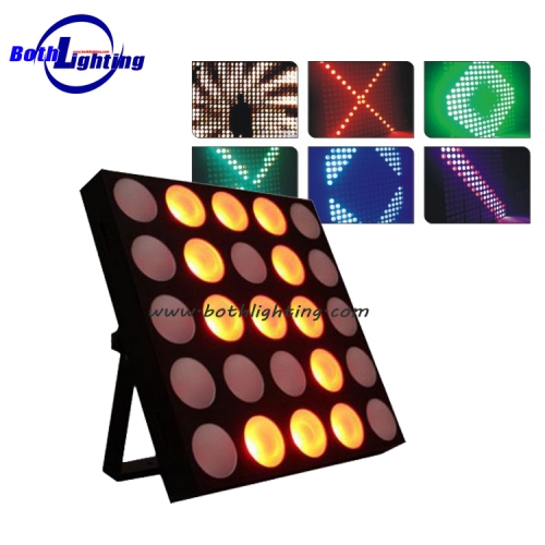 25 * 30W RGB 3in1 LED tricolore à matrice de points