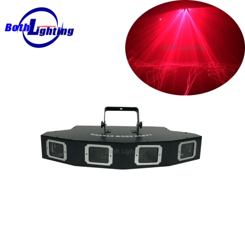 Effet laser à 4 lentilles RVB polychrome Lumière