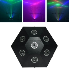 7 Lens RGB Laser Beam Light