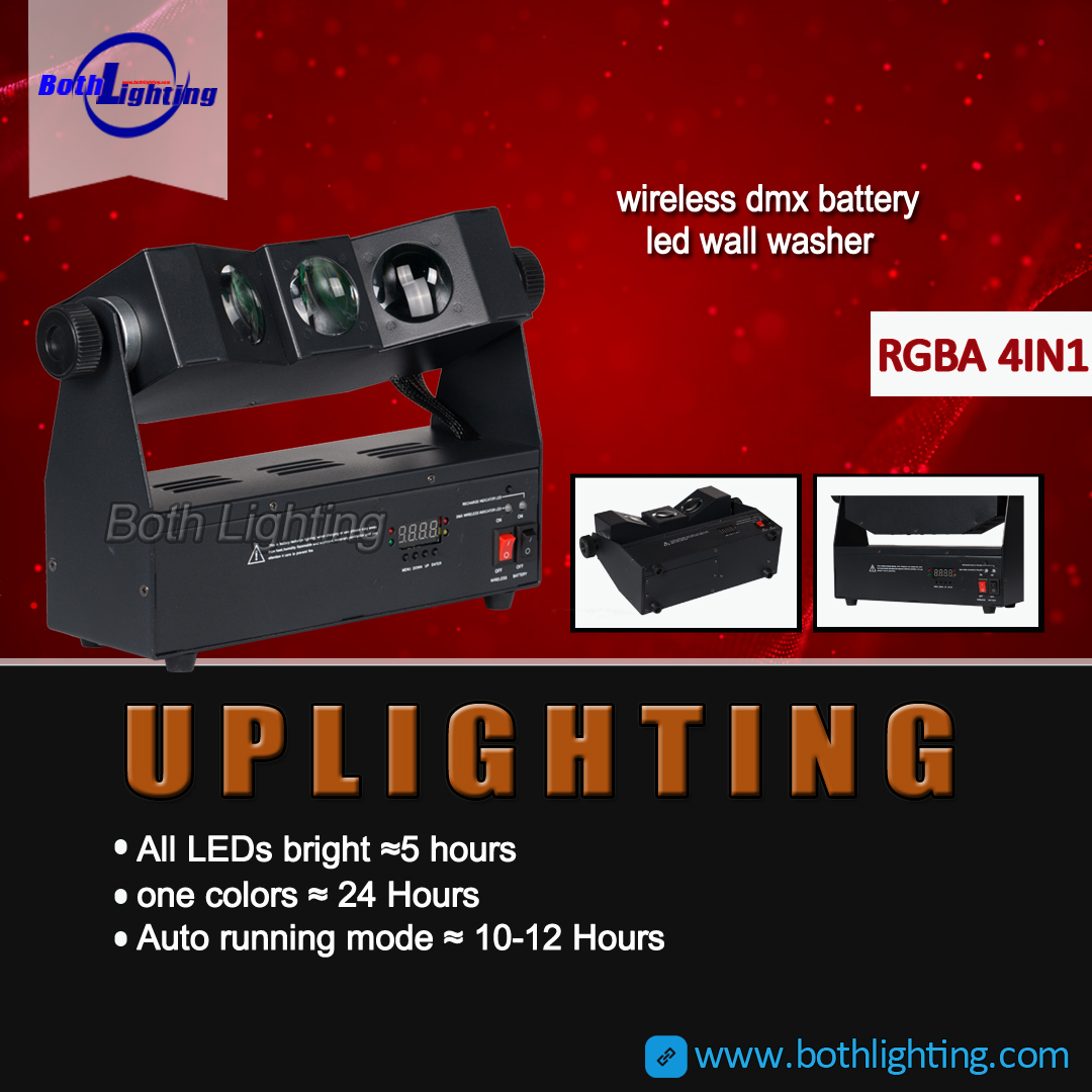 Try our Tri beam 3*10w RGBA wash light l BOTH LIGHTING