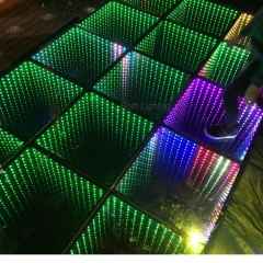 Conexión magnética inalámbrica 3D infinity dance floor 60 * 60cm