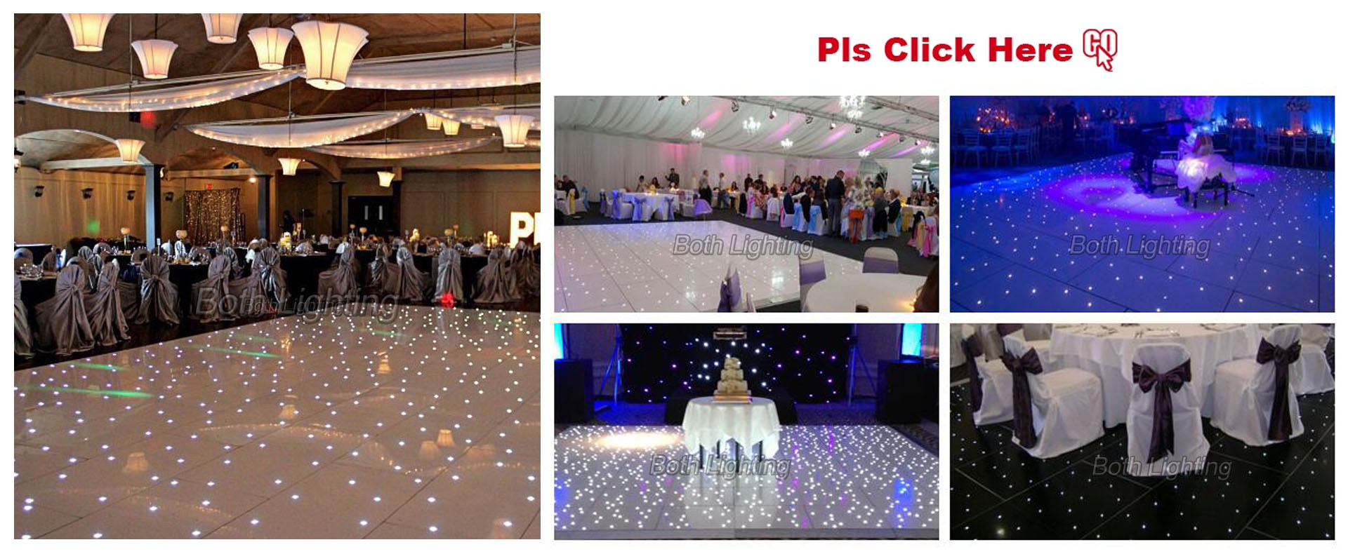 pista de baile led