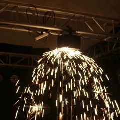 Máquina de fuegos artificiales de chispa giratoria de calidad superior 400w para etapa de boda de fiesta