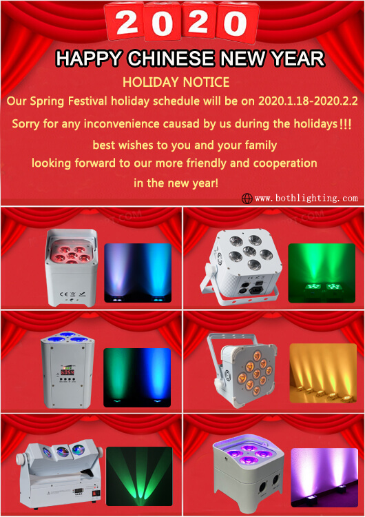 China New Year Holiday Notice - Beide Beleuchtung