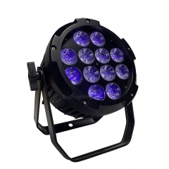 IP65 à prova d'água 12 * 18 W RGBWA UV 6in1 sem fio dmx iluminação externa alimentada por bateria