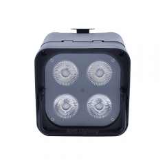 IP54 a prueba de agua 4x18W RGBWA UV inalámbrico Dmx alimentado por batería led uplights Wifi y remoto