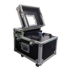 600w haze machine with a case smoke fog machine