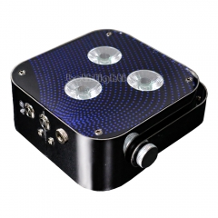 Mini foco LED 3X12W Tres LED con control remoto RF