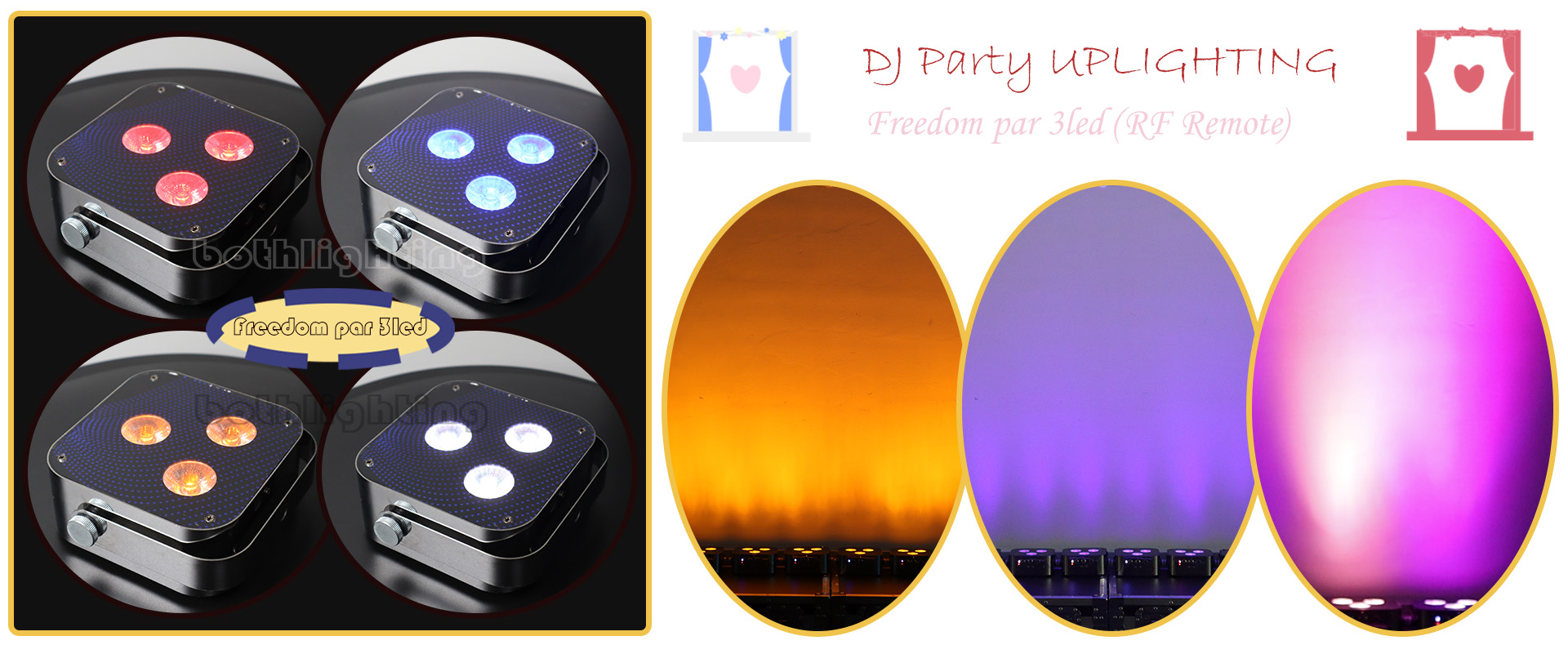 DJ party uplighting!