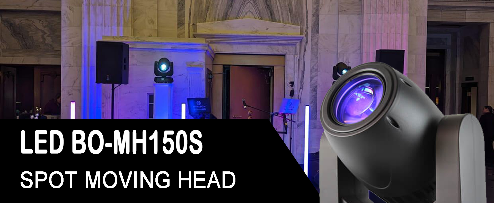 Projecteur à tête mobile LED 150 W