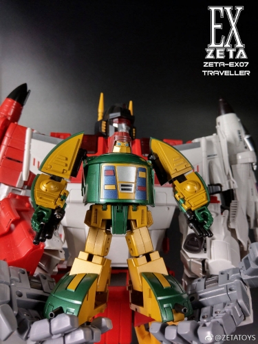 Transformers Zeta EX07 Traveller The Flying Saucer Robot UFO Bot Action Figure